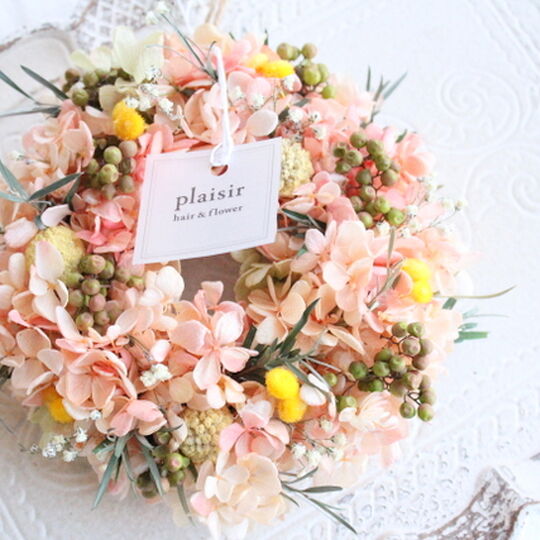 画像1584：ナチュラルリース spring orange Sサイズ（sold out）