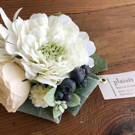 画像1590：アーティフィシャルフラワーコサージュ（sold out）